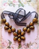 Maxi Colar Gold Flower